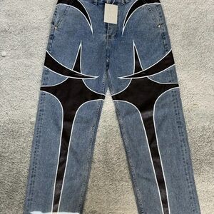 Thug club patch denim